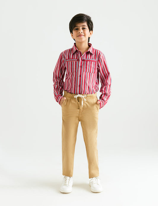 YARN DYED STRIPER SHIRT