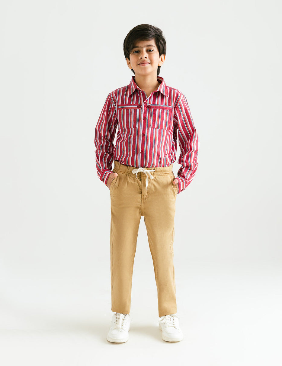 YARN DYED STRIPER SHIRT