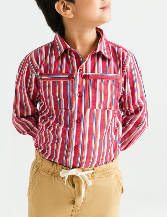 YARN DYED STRIPER SHIRT