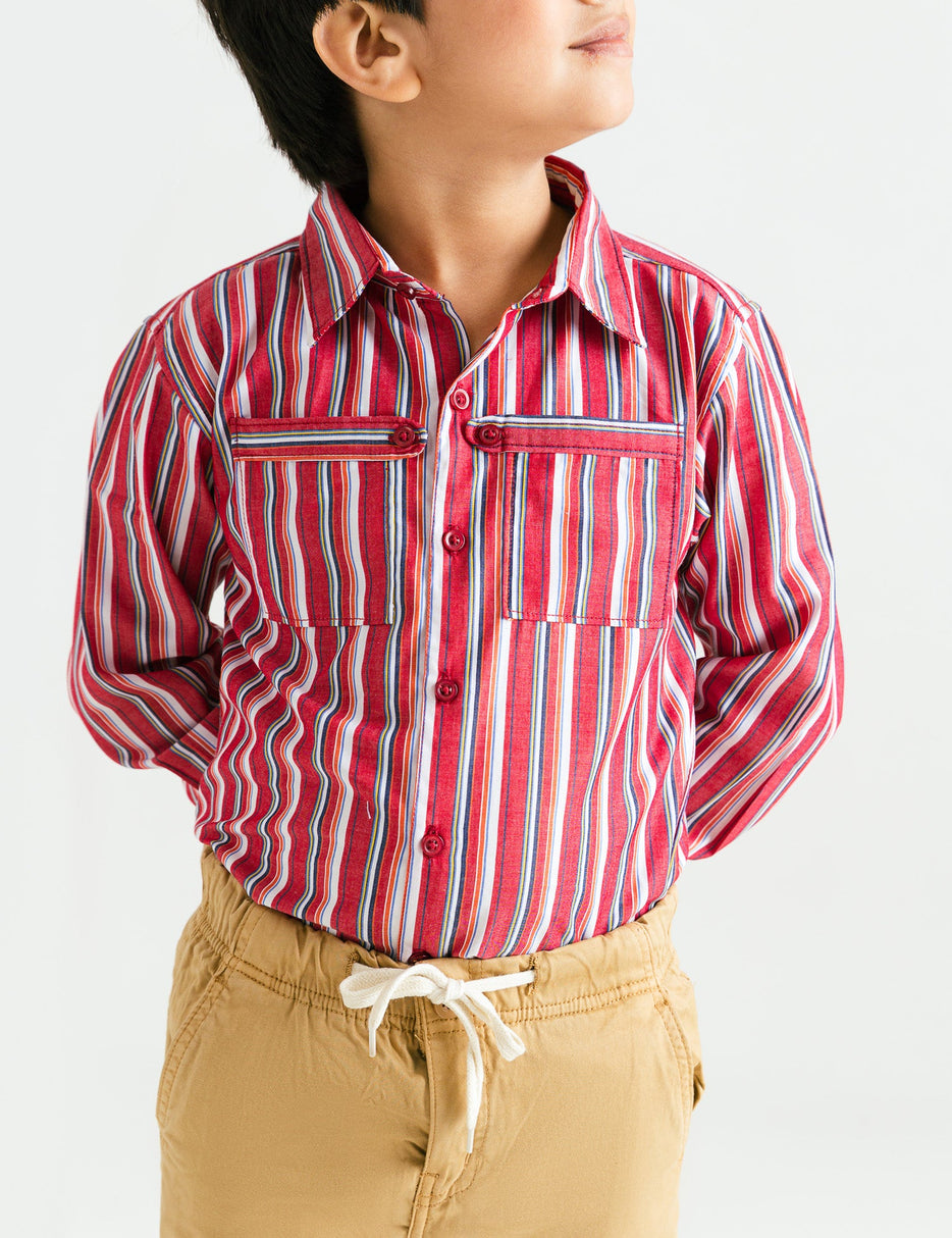 YARN DYED STRIPER SHIRT