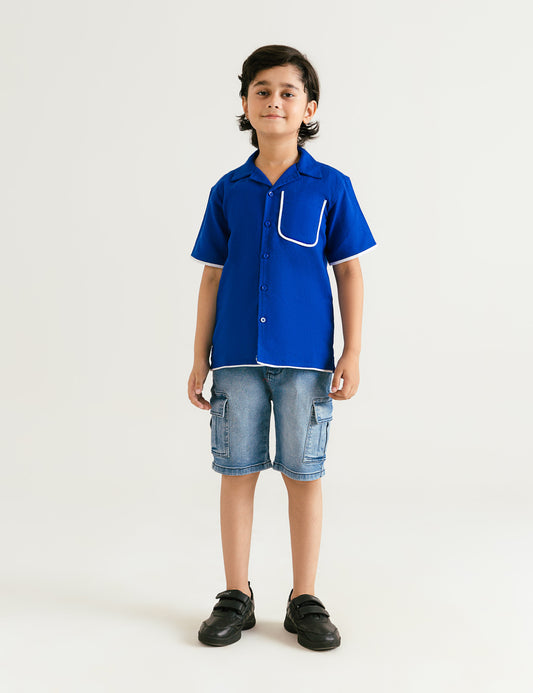 STYLISED BUTTON DOWN SHIRT