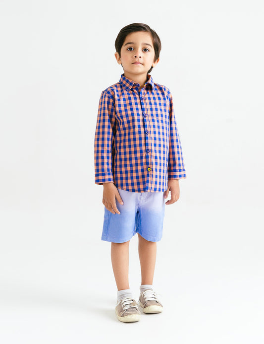 YARN DYED BUTTON DOWN SHIRT