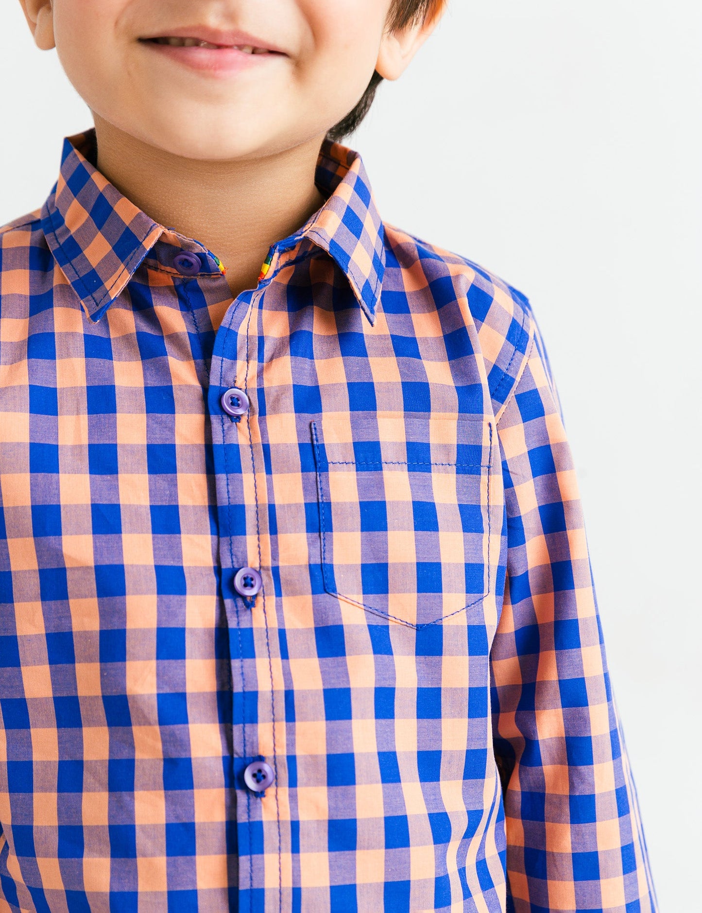 YARN DYED BUTTON DOWN SHIRT