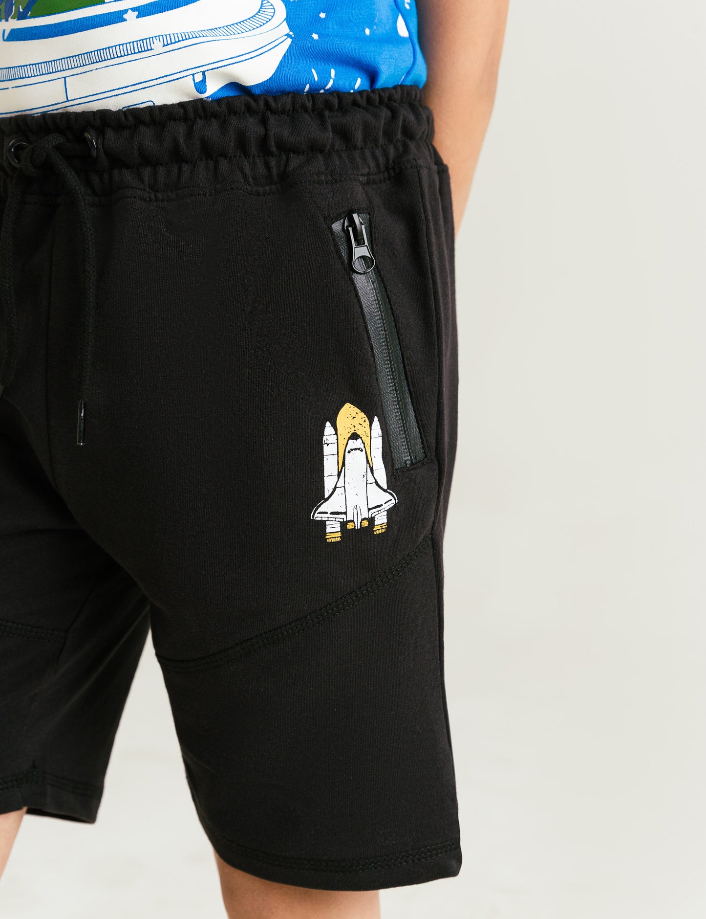PRINTED TERRY SHORTS
