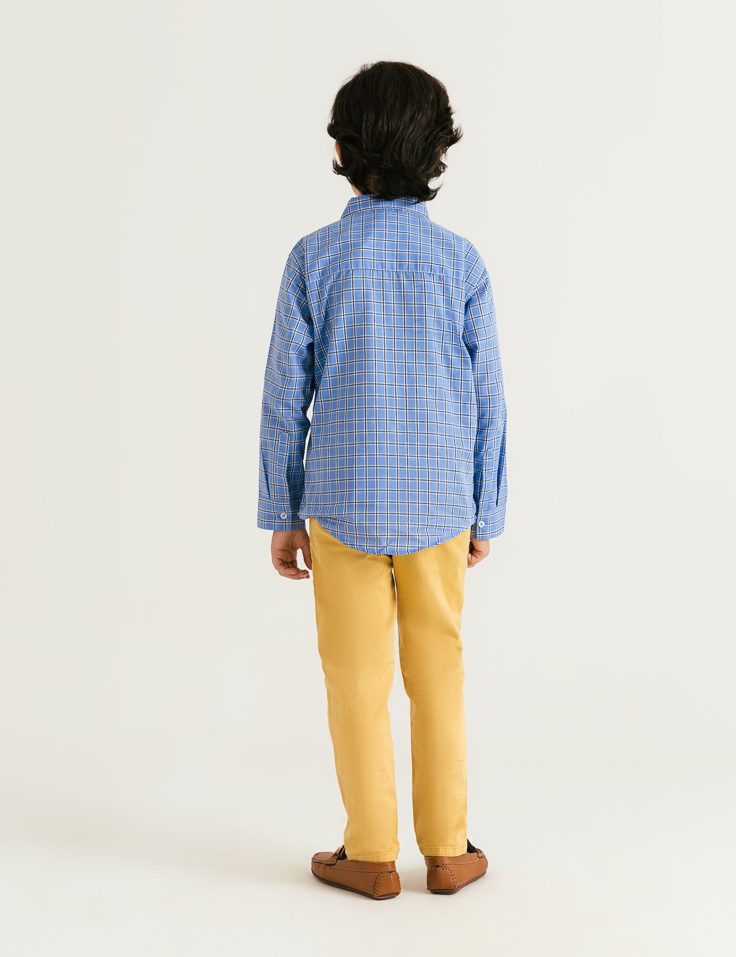 STYLISED BUTTON DOWN CHECK SHIRT