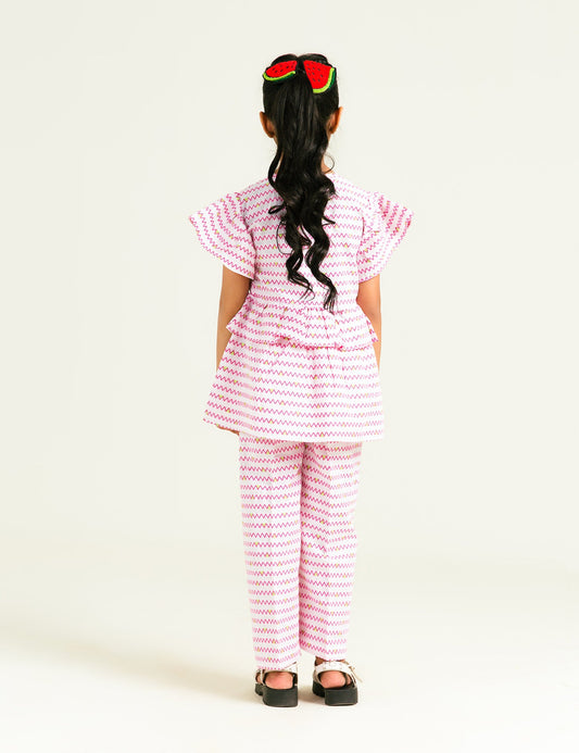 PEPLUM WOVEN TOP