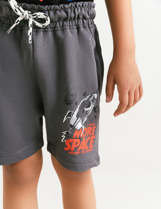 PRINTED TERRY SHORTS