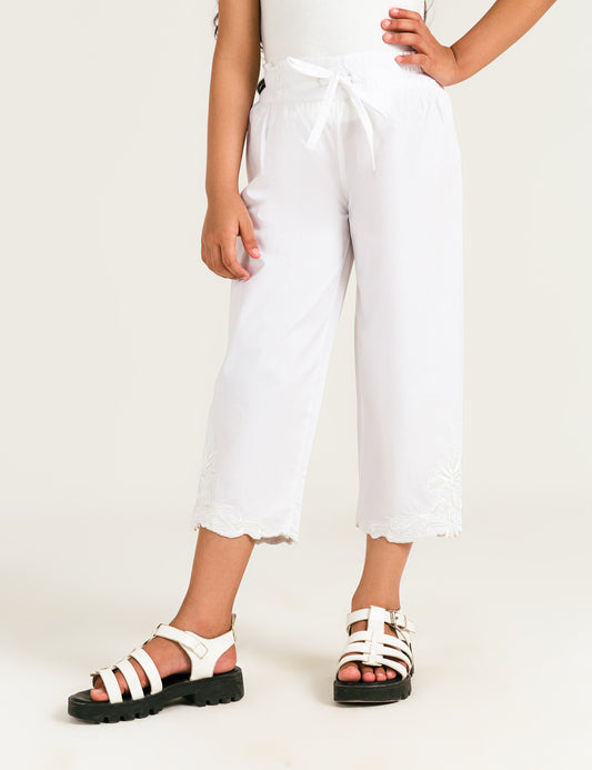 WIDE LEG PLEATED PANTS
