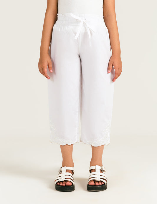 WIDE LEG PLEATED PANTS