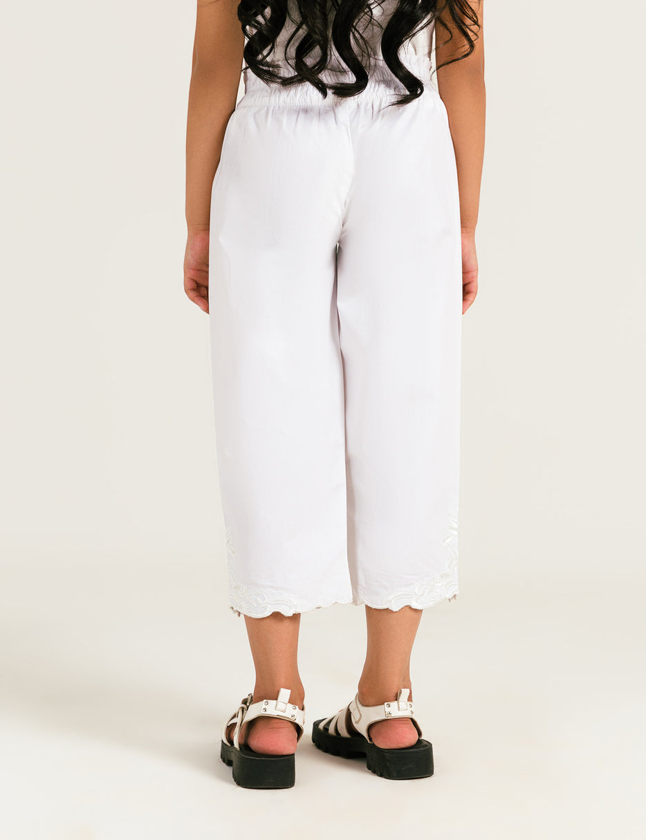 WIDE LEG PLEATED PANTS