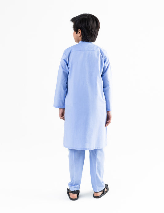 2 PIECE STYLISED CHAMBRAY SUIT