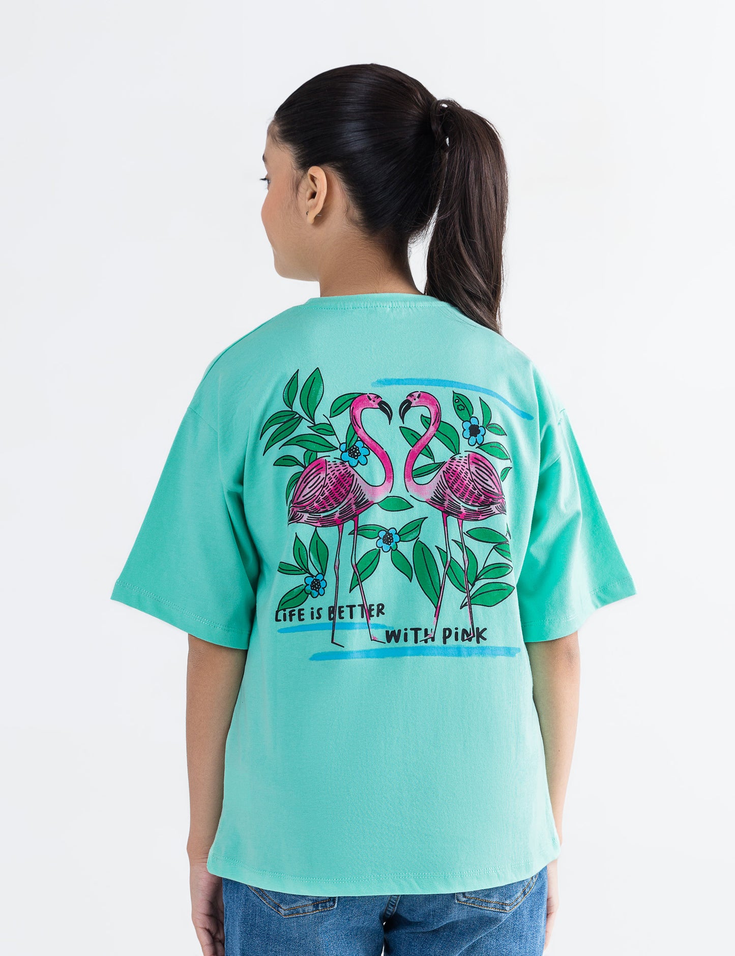 BE FLAMIZING PRINTED T-SHIRT