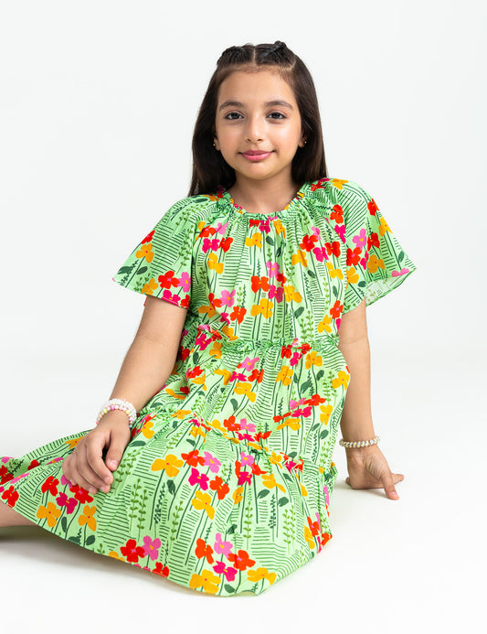 FLORAL PRINTED DRESS