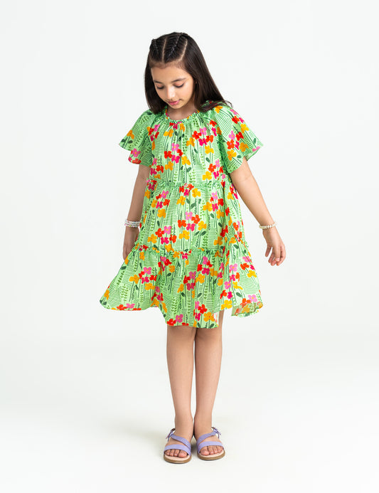 FLORAL PRINTED DRESS