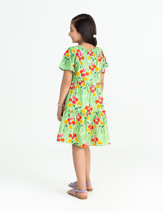 FLORAL PRINTED DRESS