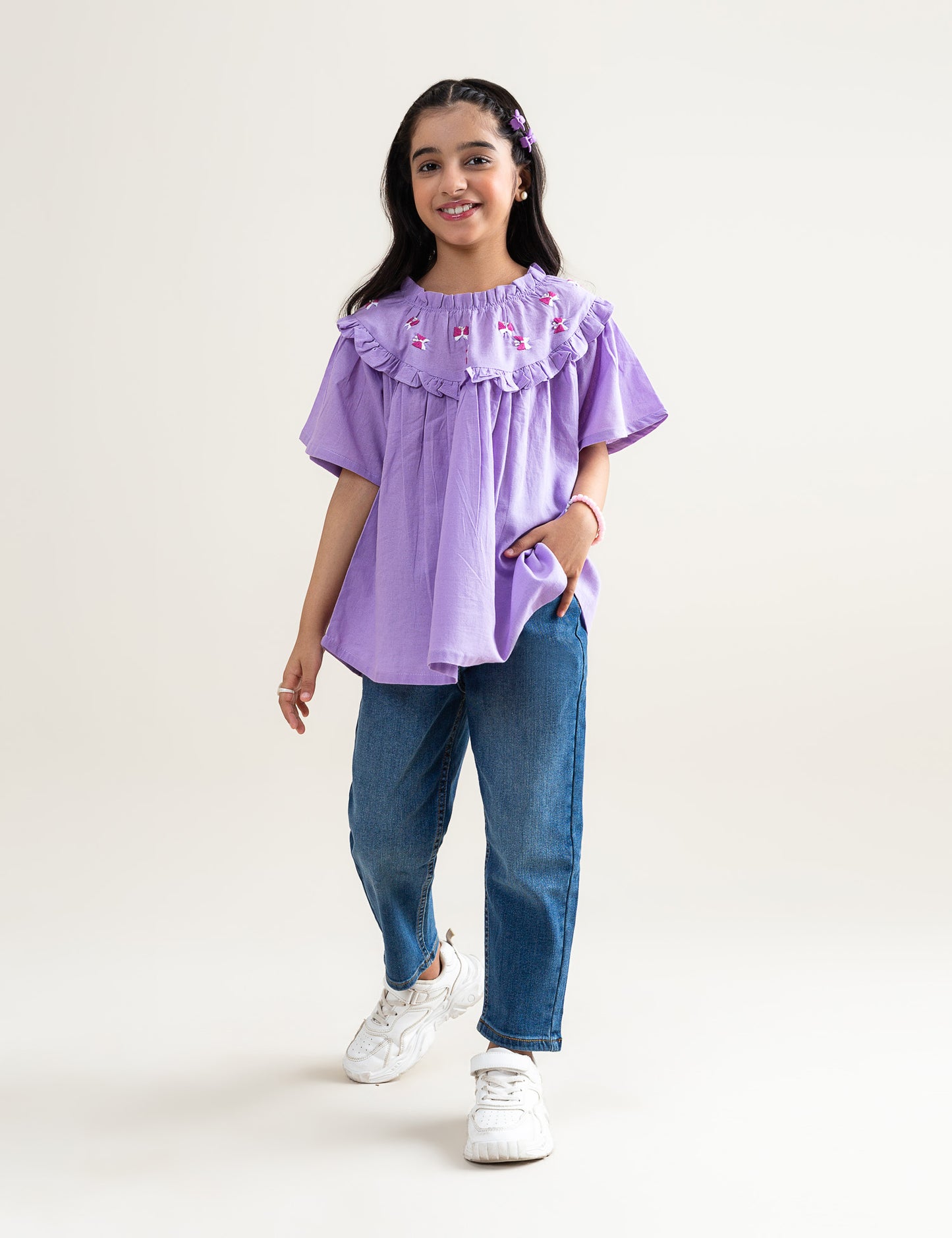 EMBROIDERED TOP