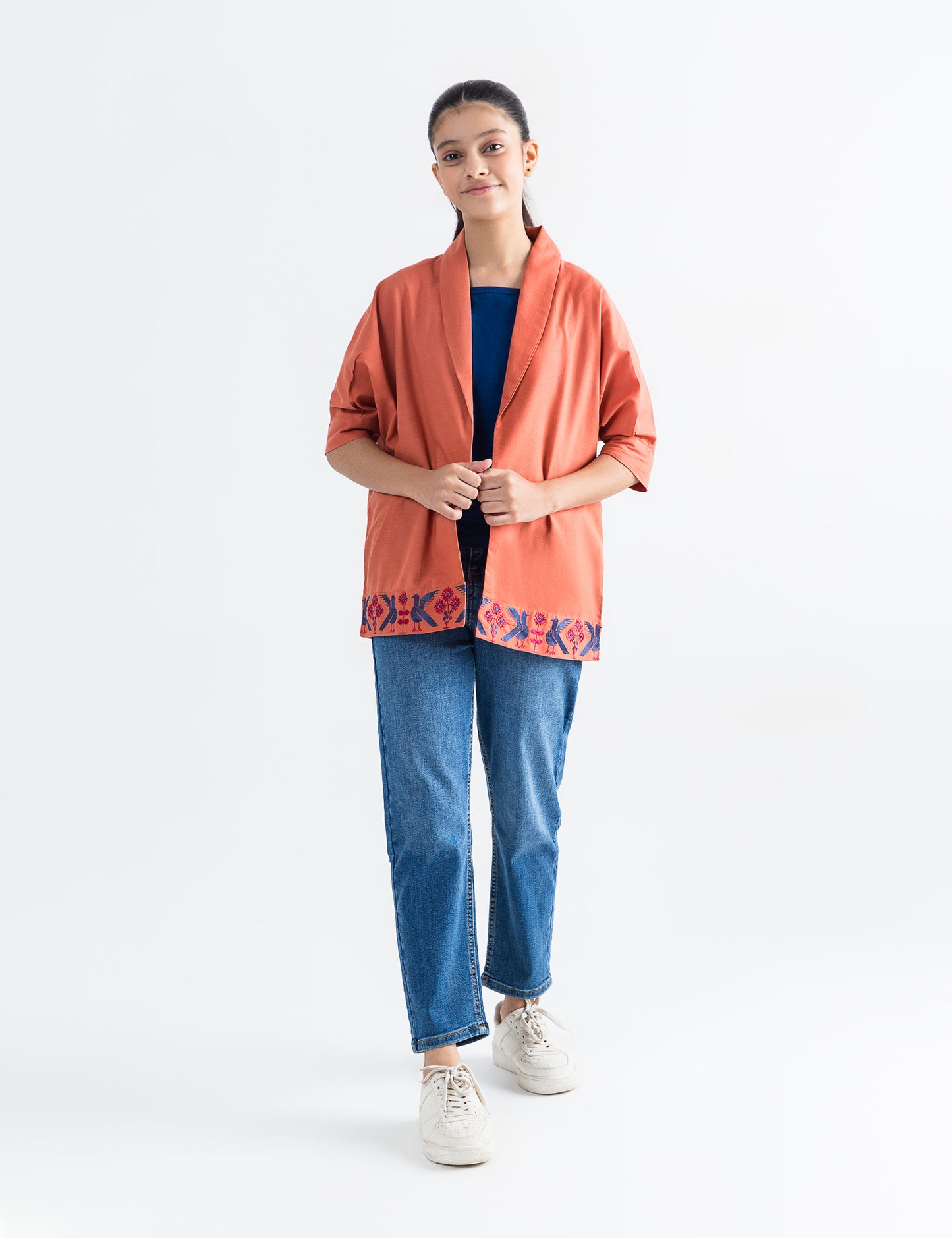EMBROIDERED TOP WITH TANKTOP