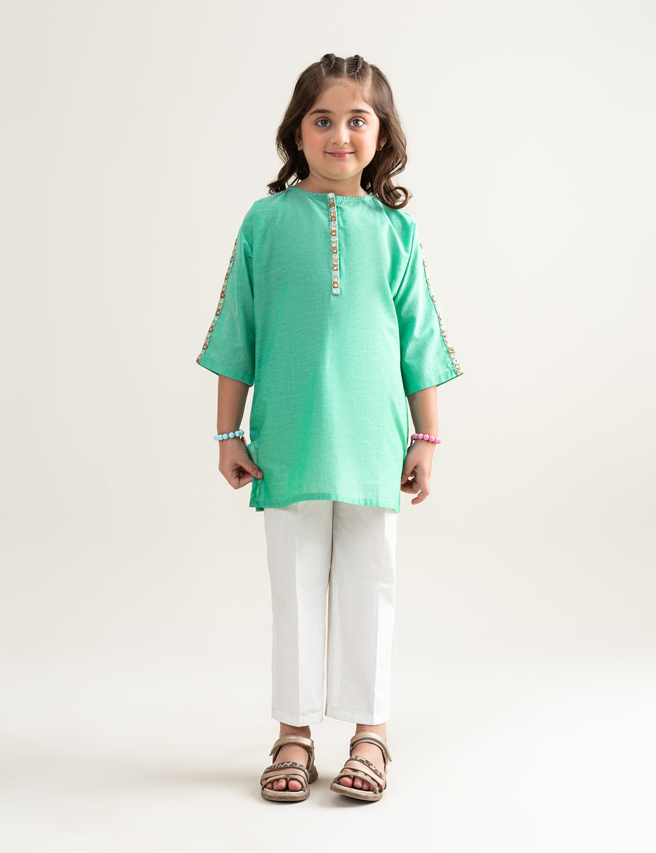 STYLISED SHEESHA EMB KURTA
