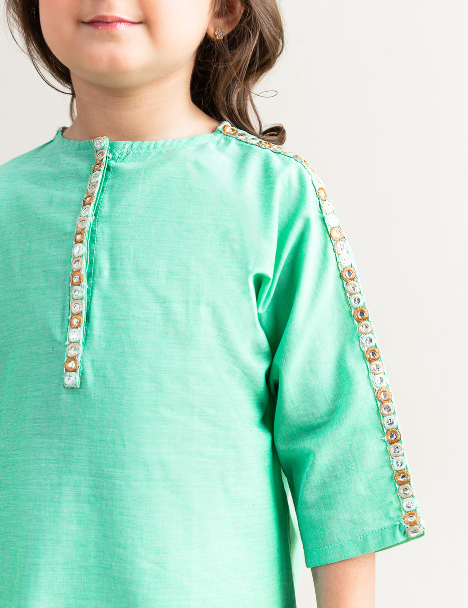 STYLISED SHEESHA EMB KURTA