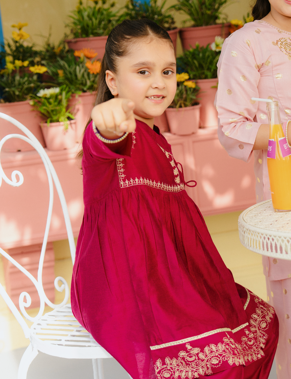 2 PIECE TILLA EMBROIDERED SUIT