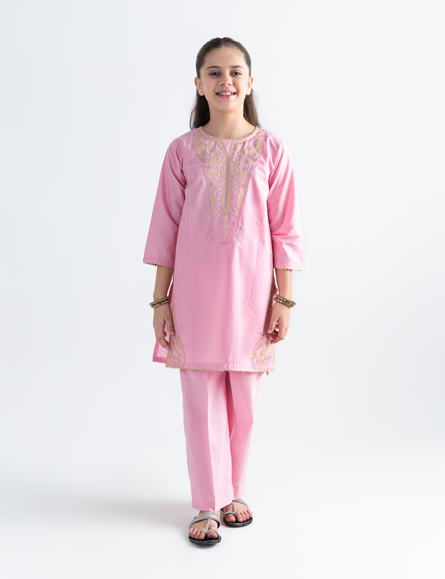2 PIECE PAILSLEY EMBROIDERED SUIT