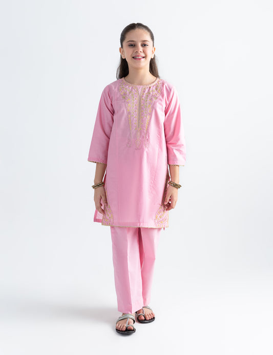 2 PIECE PAILSLEY EMBROIDERED SUIT