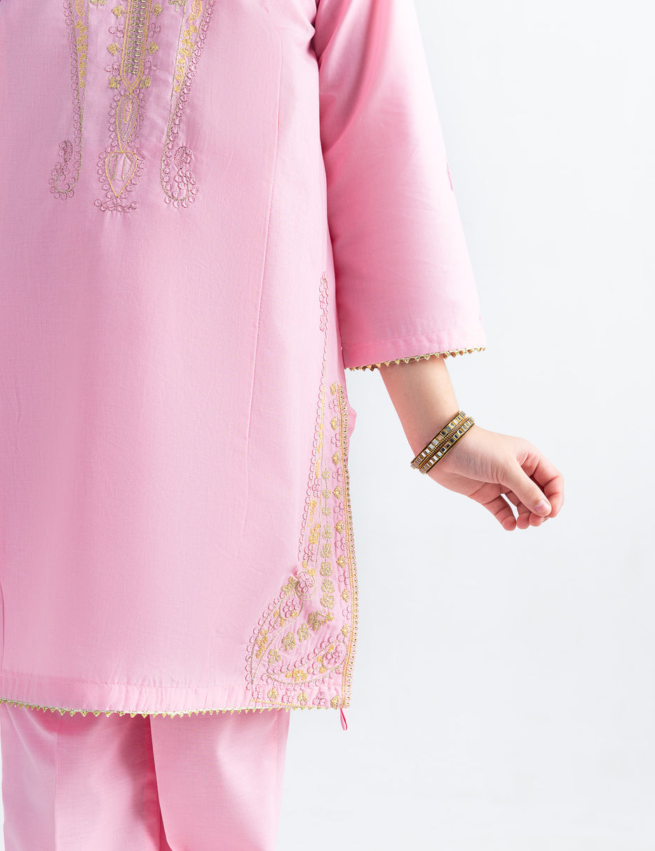 2 PIECE PAILSLEY EMBROIDERED SUIT