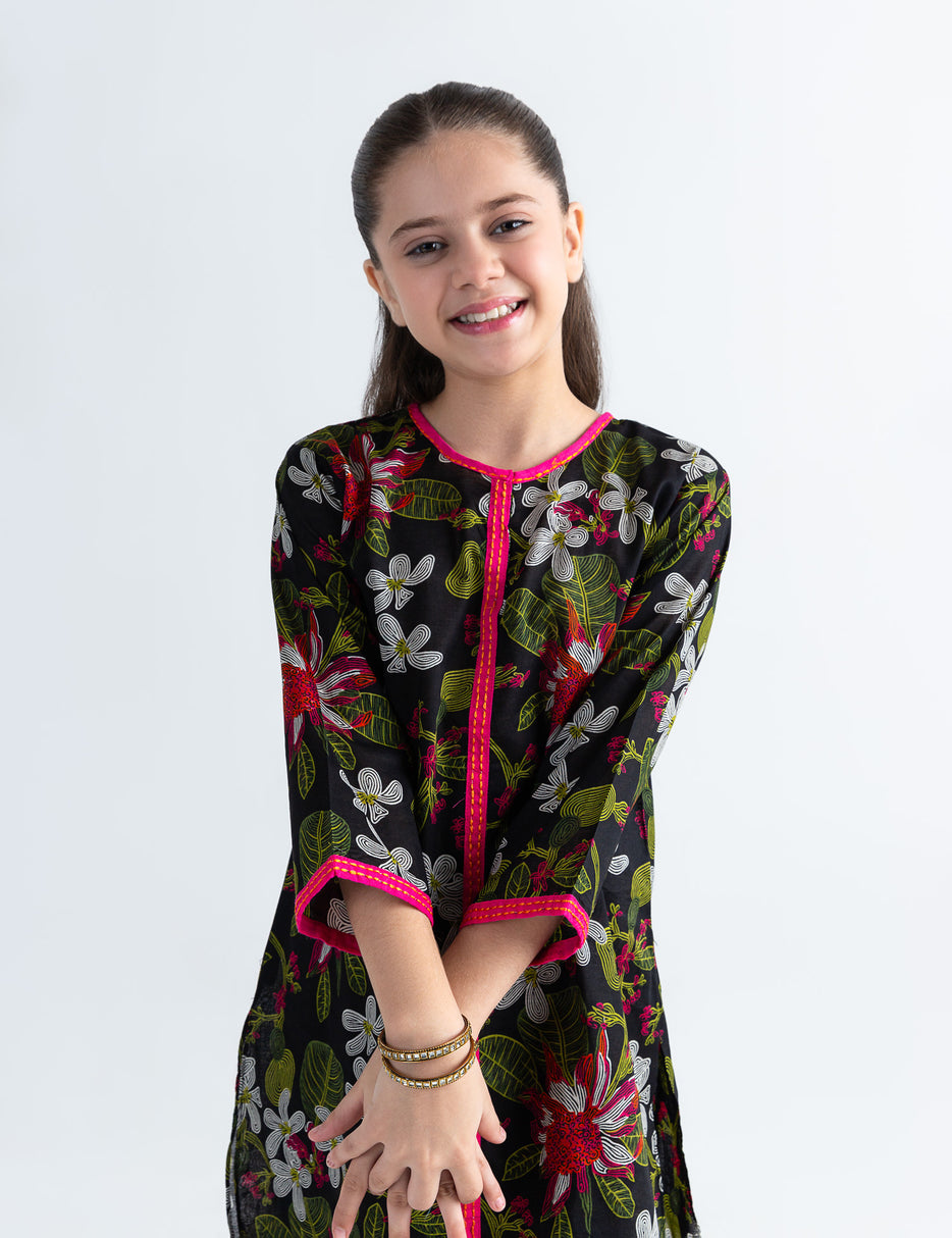 2 PIECE FLORAL PRINTED SUIT