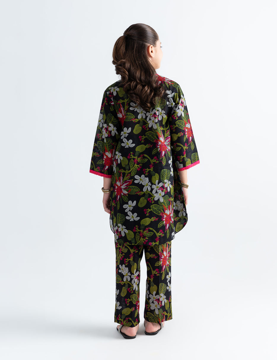 2 PIECE FLORAL PRINTED SUIT