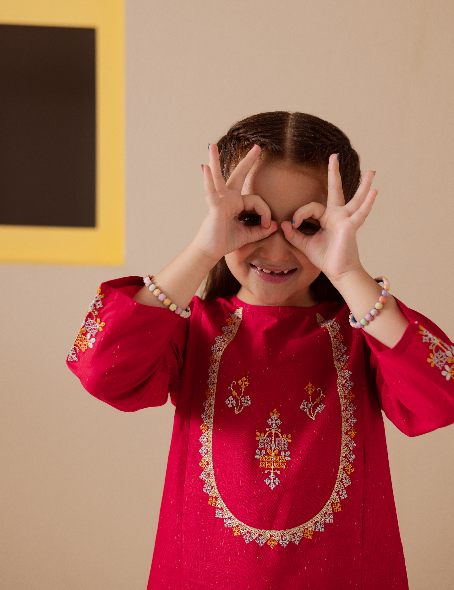 2 PIECE ETHNIC EMBROIDERED SUIT