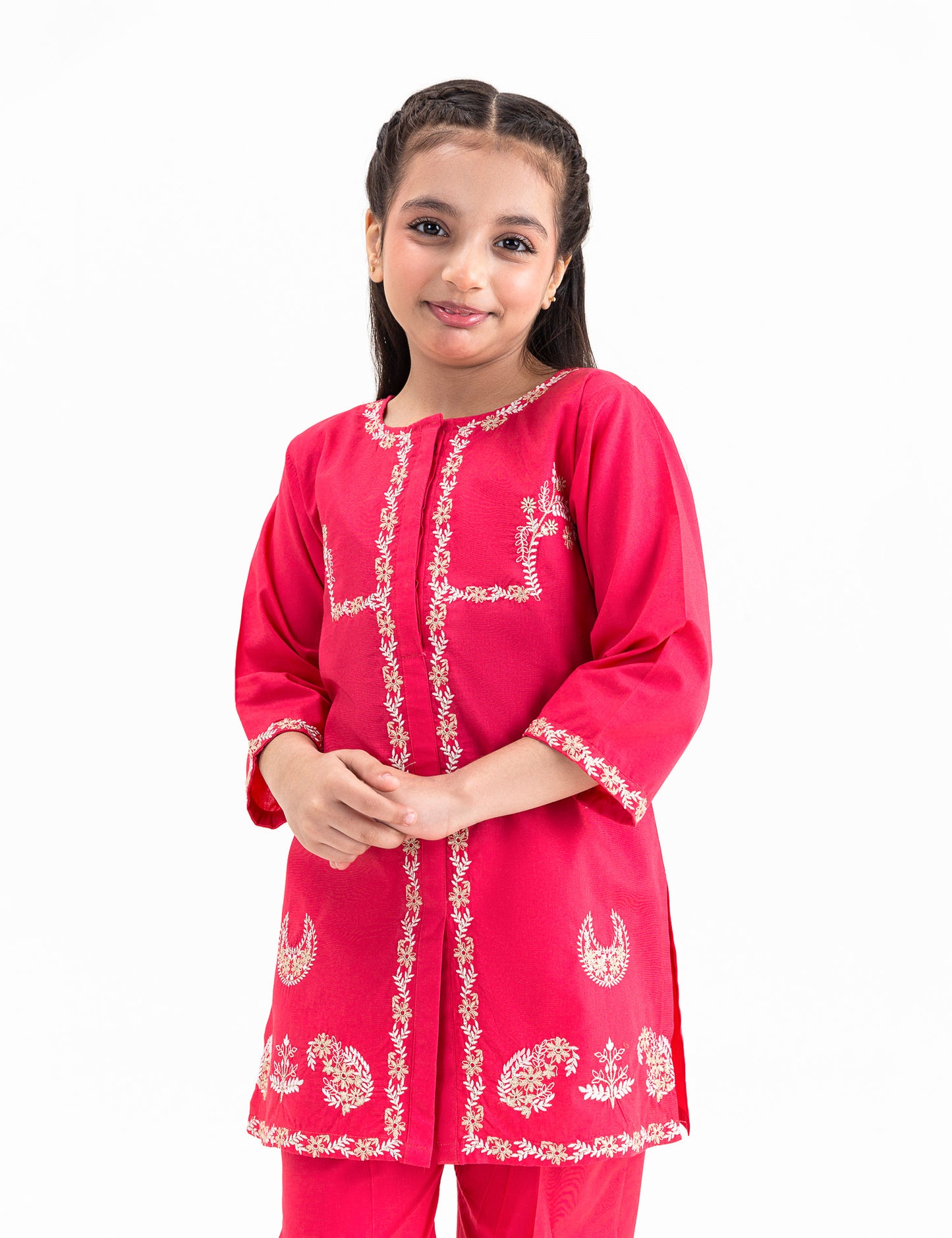 2 PIECE EMBROIDERED SUIT