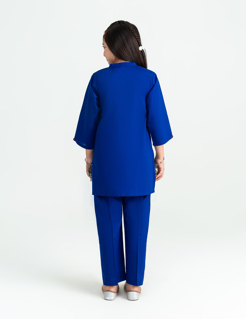 2 PIECE FLORAL EMBROIDERED SUIT