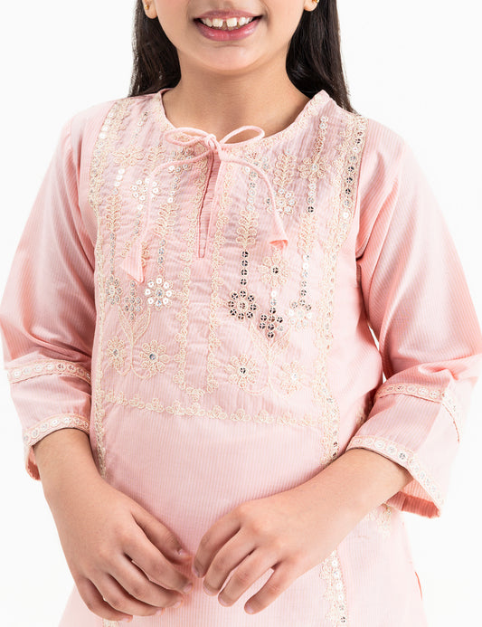 2 PIECE ETHNIC EMBROIDERED SUIT