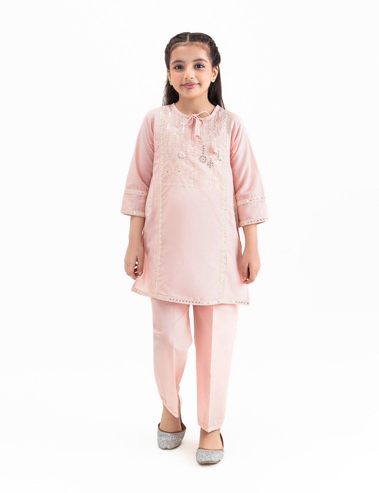 2 PIECE ETHNIC EMBROIDERED SUIT