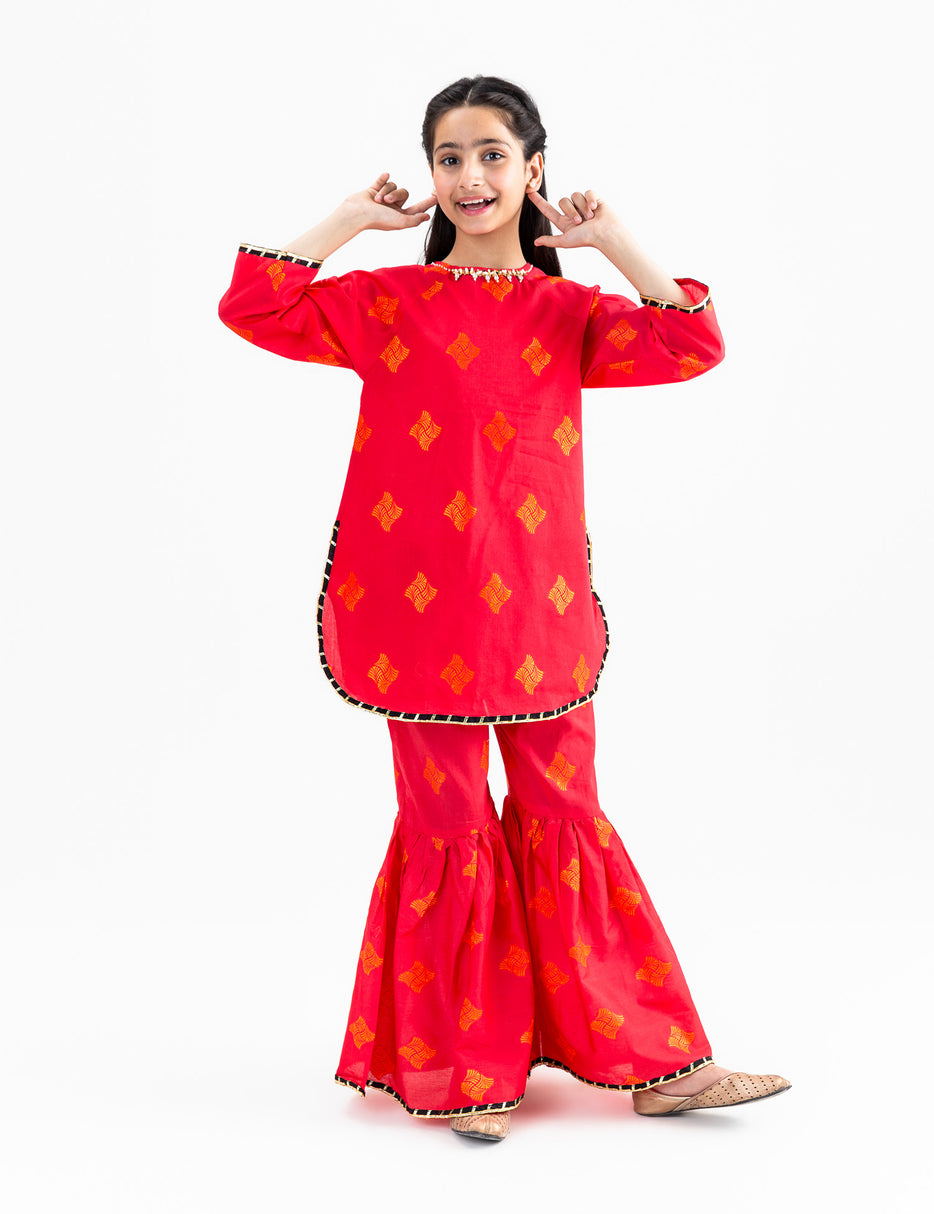 2 PIECE JACQUARD SUIT