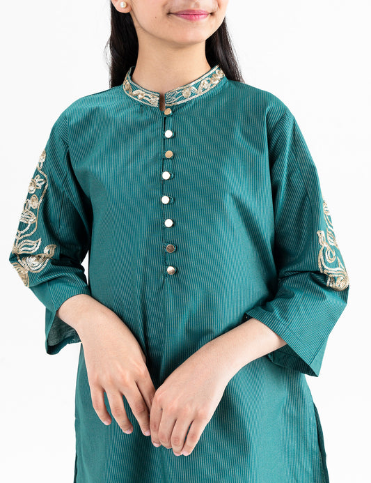 2 PIECE SEQUIN EMBROIDERED SUIT