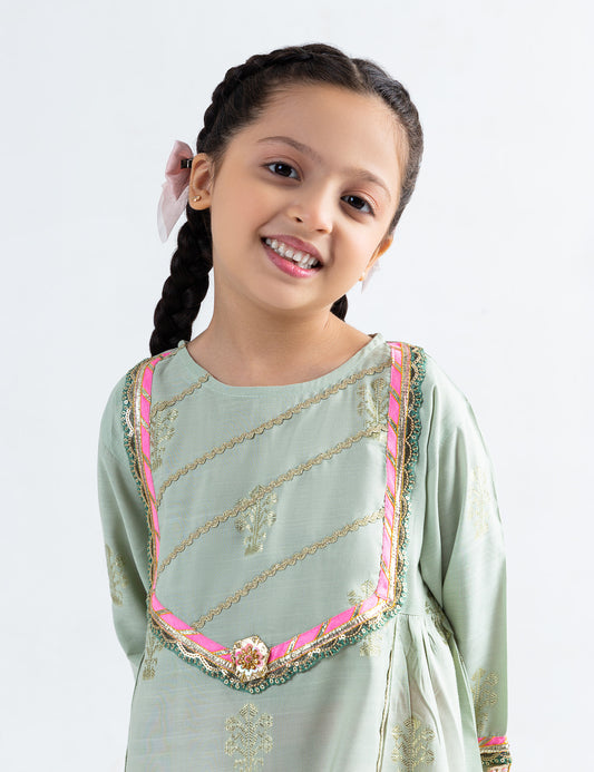 2 PIECE SEQUIN FLOWER SUIT