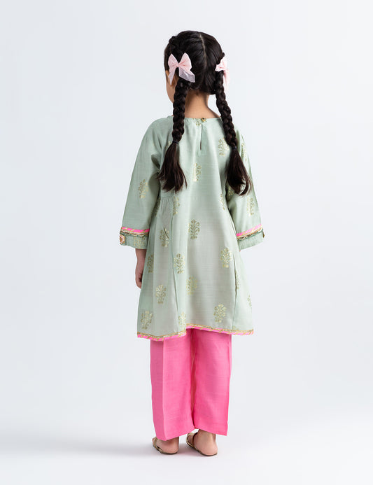 2 PIECE SEQUIN FLOWER SUIT