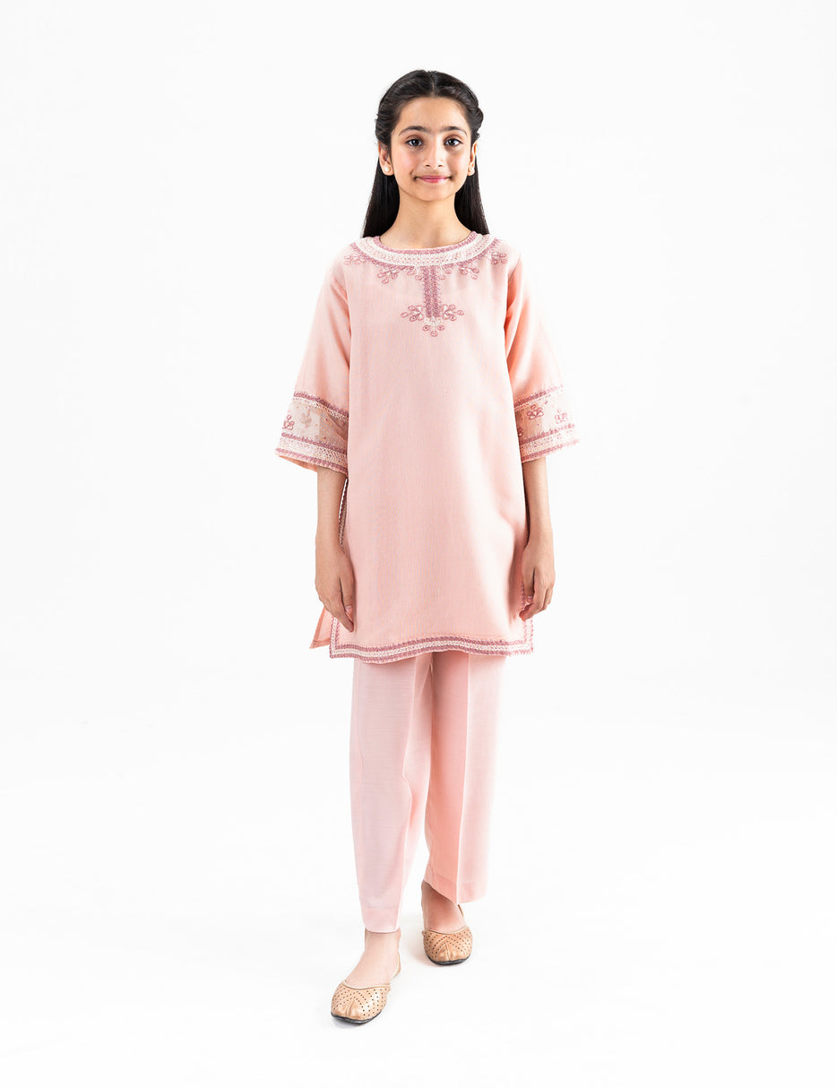 2 PIECE ETHNIC EMBROIDERED SUIT