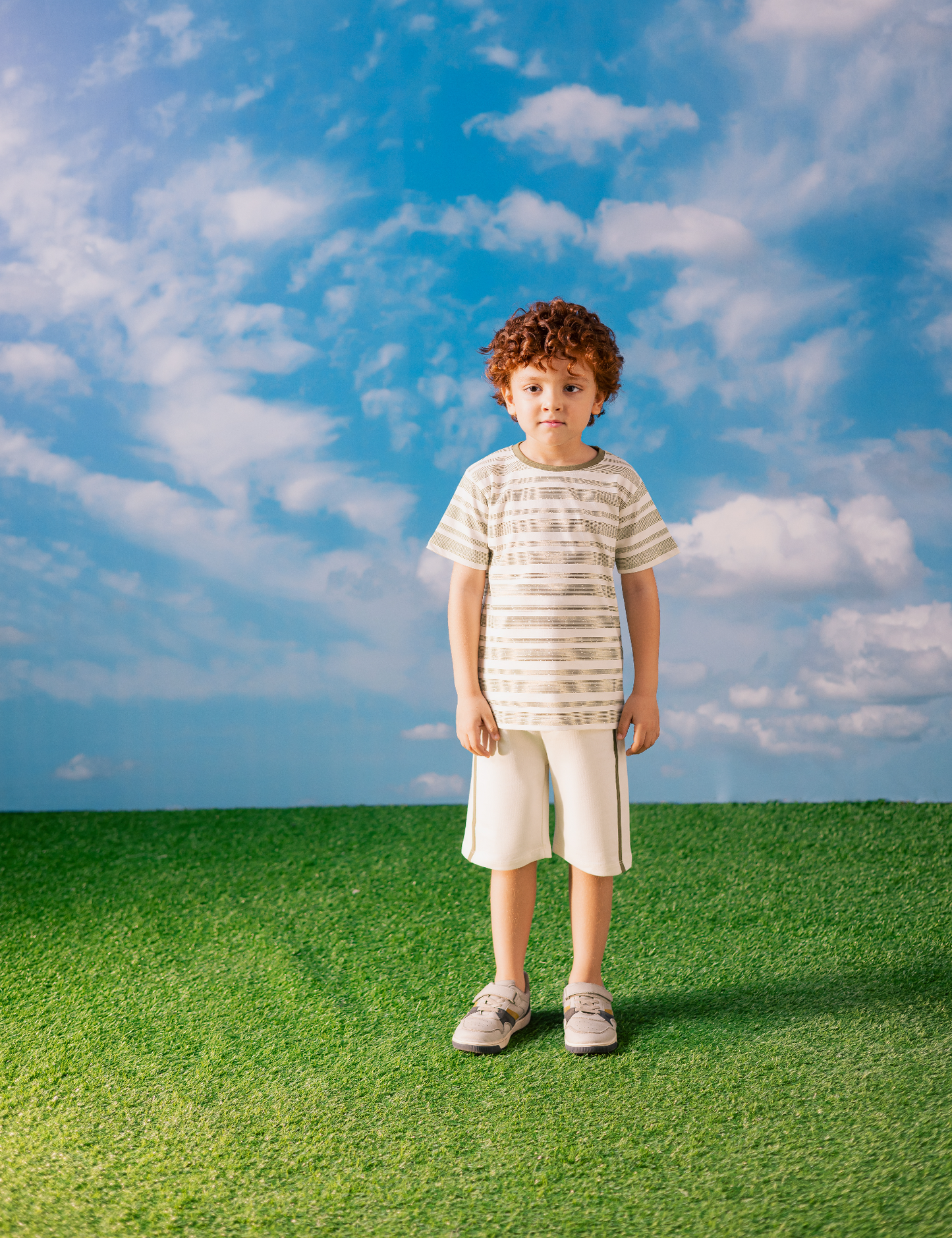 2 PIECE STRIPED SUIT