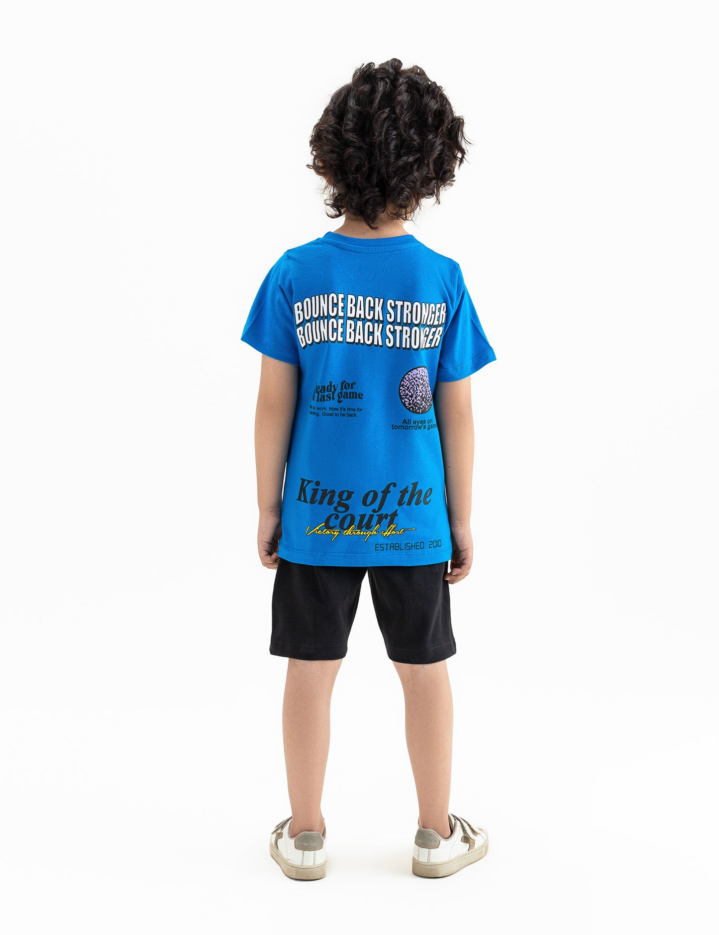 2 PIECE SLOGAN PRINTED SUIT