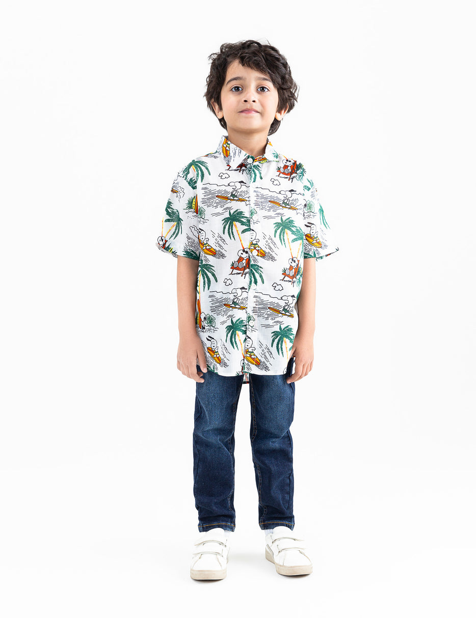 SNOOPY GRAPHIC SHIRT
