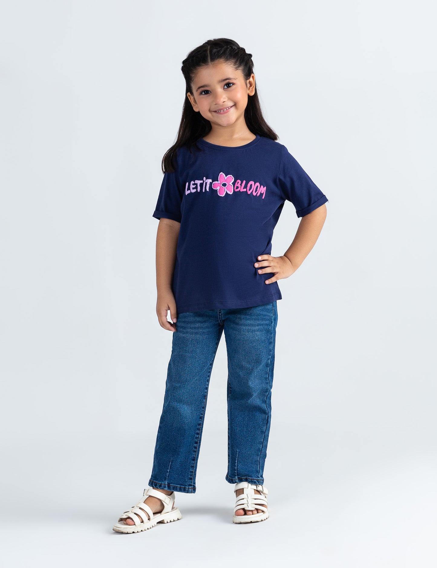 LET IT BLOOM PRINTED T-SHIRT