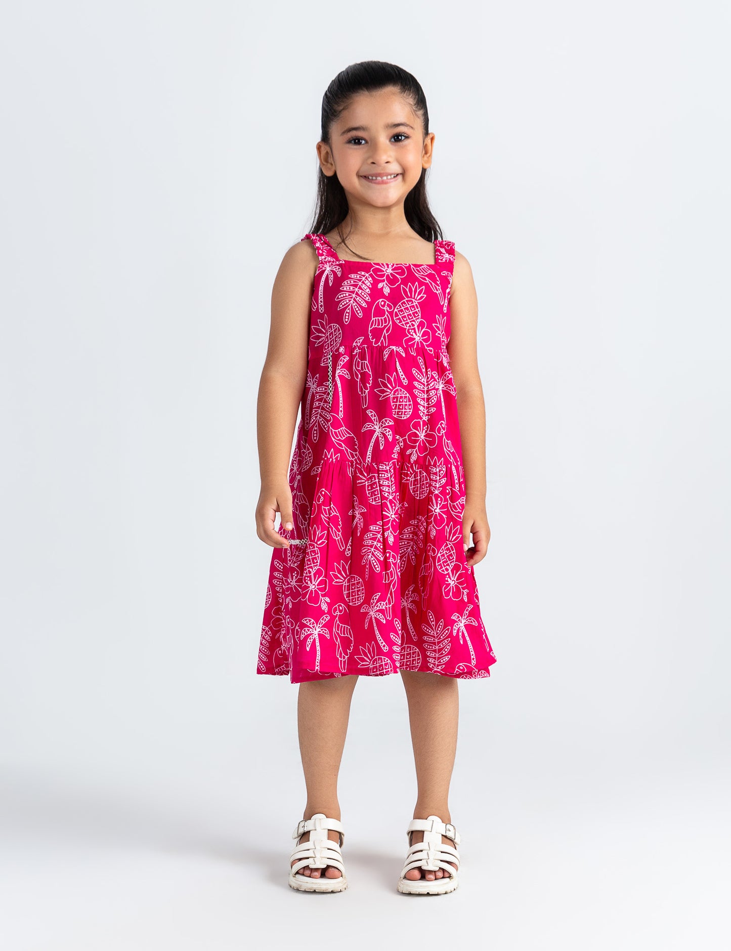 TROPICAL PRINTED DRESS