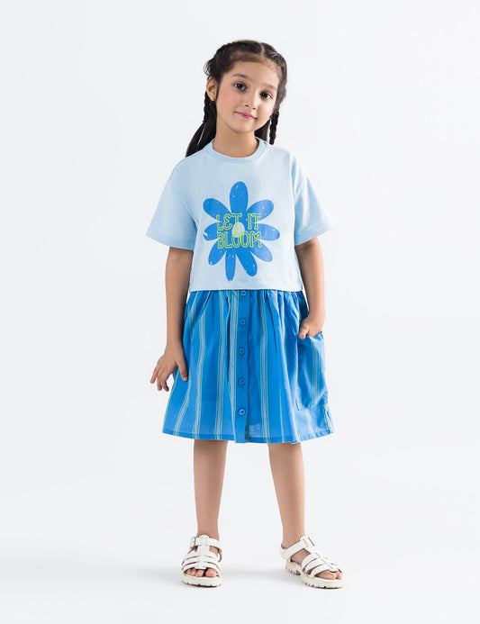 LET IT BLOOM PRINTED DRESS