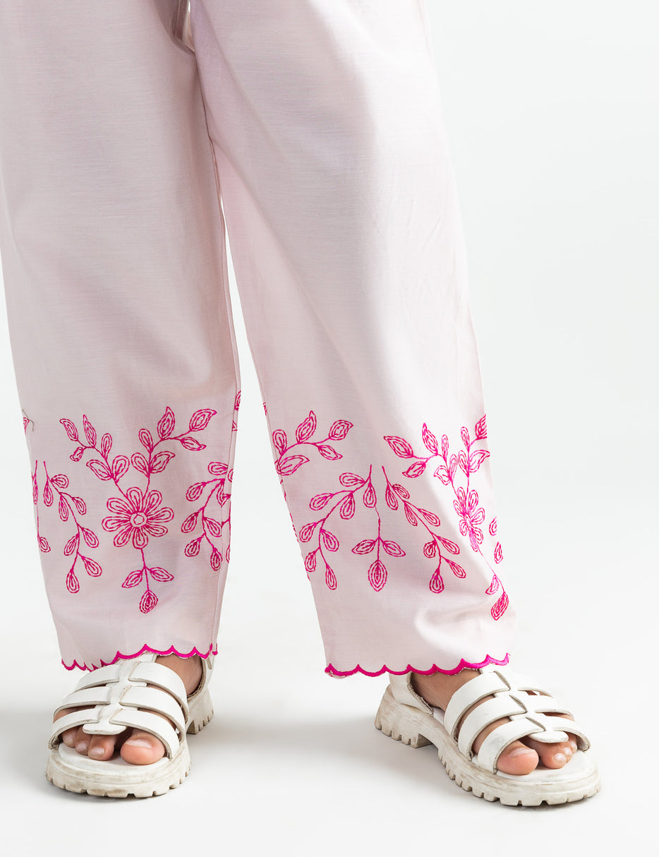 2 PIECE FLORAL EMBROIDERED SUIT