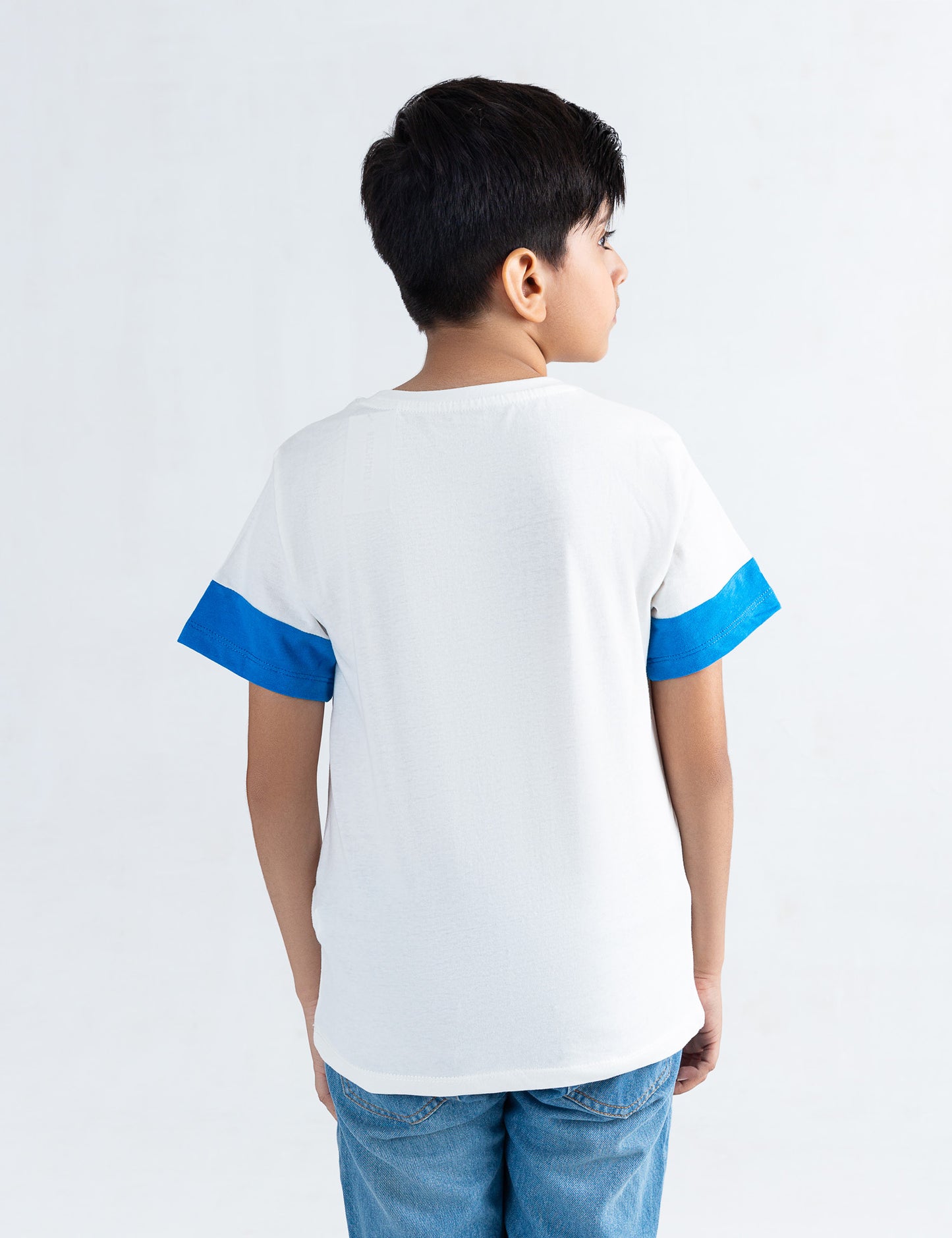 BURN OUT PRINTED T-SHIRT