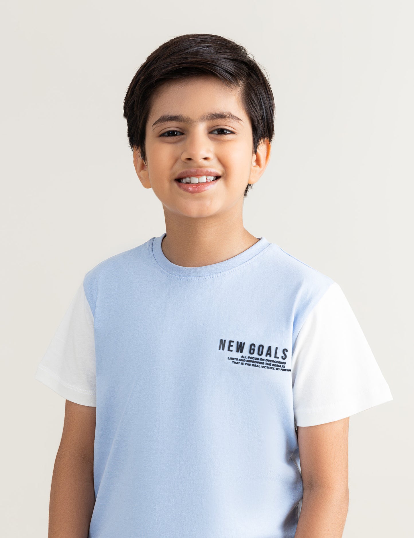 NEW GOALS PRINTED T-SHIRT