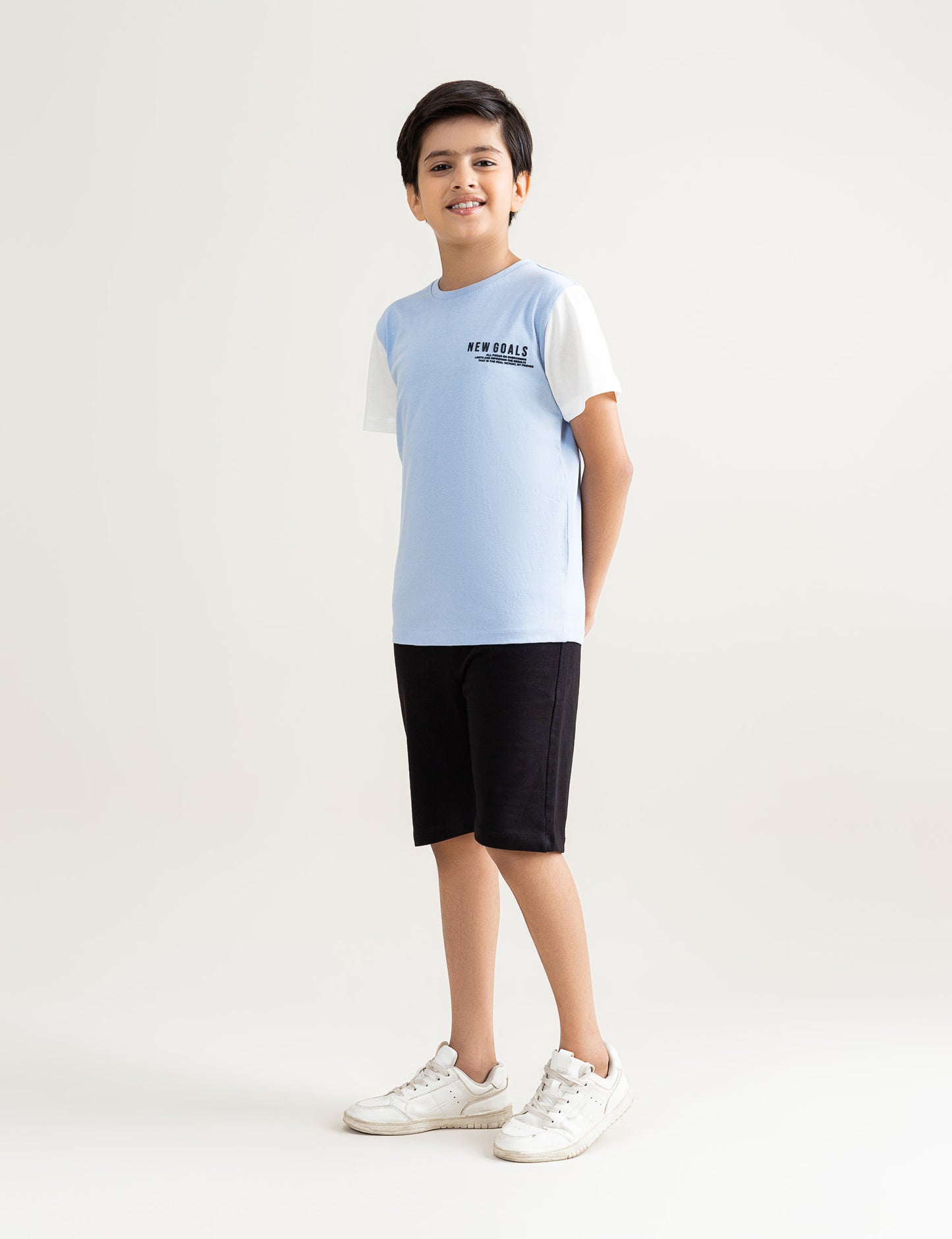 NEW GOALS PRINTED T-SHIRT