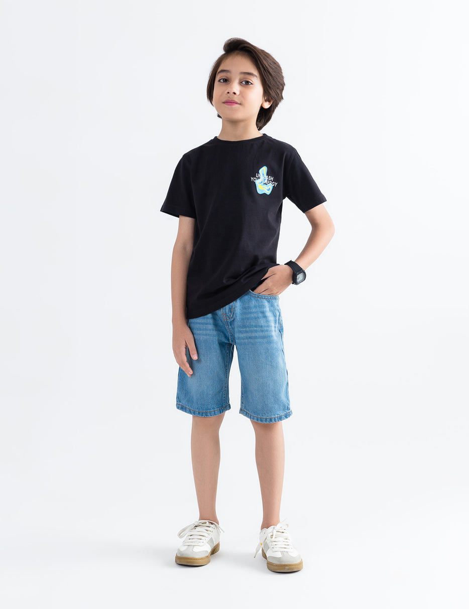 UNLEASH YOUR ENERGY PRINTED T-SHIRT